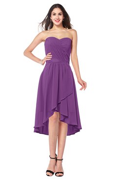 ColsBM Karina Dahlia Elegant A-line Strapless Sleeveless Ruching Plus Size Bridesmaid Dresses