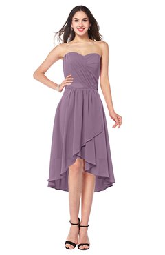 ColsBM Karina Valerian Elegant A-line Strapless Sleeveless Ruching Plus Size Bridesmaid Dresses