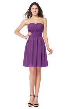 ColsBM Gabriela Dahlia Sexy Sweetheart Sleeveless Short Ribbon Plus Size Bridesmaid Dresses