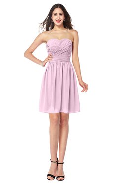 ColsBM Gabriela Fairy Tale Sexy Sweetheart Sleeveless Short Ribbon Plus Size Bridesmaid Dresses