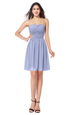 ColsBM Gabriela Lavender Sexy Sweetheart Sleeveless Short Ribbon Plus Size Bridesmaid Dresses