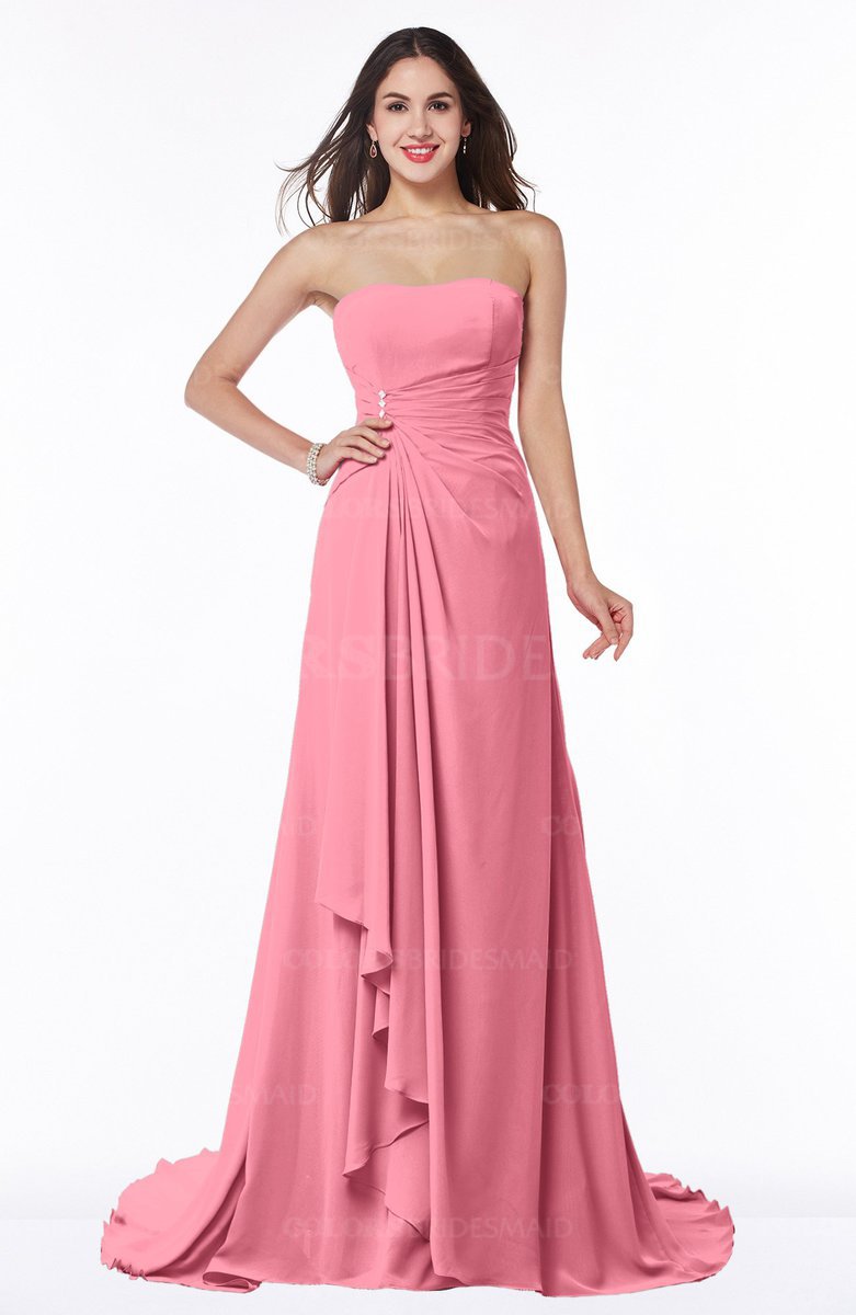 ColsBM Teresa Watermelon Bridesmaid Dresses - ColorsBridesmaid