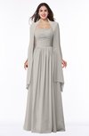 ColsBM Elyse Ashes Of Roses Traditional A-line Sleeveless Zip up Chiffon Floor Length Mother of the Bride Dresses