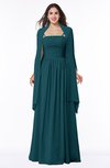 ColsBM Elyse Blue Green Traditional A-line Sleeveless Zip up Chiffon Floor Length Mother of the Bride Dresses