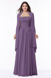 ColsBM Elyse Eggplant Traditional A-line Sleeveless Zip up Chiffon Floor Length Mother of the Bride Dresses