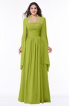 ColsBM Elyse Green Oasis Traditional A-line Sleeveless Zip up Chiffon Floor Length Mother of the Bride Dresses