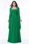 ColsBM Elyse Green Traditional A-line Sleeveless Zip up Chiffon Floor Length Mother of the Bride Dresses