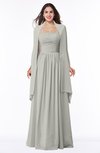 ColsBM Elyse Platinum Traditional A-line Sleeveless Zip up Chiffon Floor Length Mother of the Bride Dresses