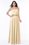 ColsBM Adelaide Apricot Gelato Romantic A-line Sleeveless Zipper Ribbon Plus Size Bridesmaid Dresses