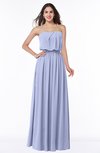 ColsBM Adelaide Blue Heron Romantic A-line Sleeveless Zipper Ribbon Plus Size Bridesmaid Dresses