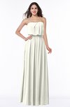ColsBM Adelaide Cream Romantic A-line Sleeveless Zipper Ribbon Plus Size Bridesmaid Dresses