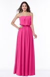 ColsBM Adelaide Fandango Pink Romantic A-line Sleeveless Zipper Ribbon Plus Size Bridesmaid Dresses
