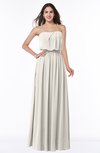 ColsBM Adelaide Off White Romantic A-line Sleeveless Zipper Ribbon Plus Size Bridesmaid Dresses
