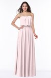 ColsBM Adelaide Petal Pink Romantic A-line Sleeveless Zipper Ribbon Plus Size Bridesmaid Dresses