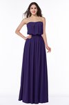 ColsBM Adelaide Royal Purple Romantic A-line Sleeveless Zipper Ribbon Plus Size Bridesmaid Dresses
