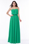 ColsBM Adelaide Sea Green Romantic A-line Sleeveless Zipper Ribbon Plus Size Bridesmaid Dresses