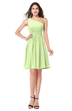 ColsBM Kiara Butterfly Modern A-line Asymmetric Neckline Sleeveless Half Backless Ruching Plus Size Bridesmaid Dresses