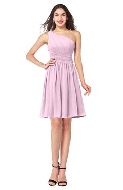 ColsBM Kiara Fairy Tale Modern A-line Asymmetric Neckline Sleeveless Half Backless Ruching Plus Size Bridesmaid Dresses