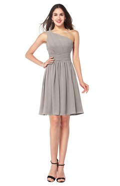 ColsBM Kiara Fawn Modern A-line Asymmetric Neckline Sleeveless Half Backless Ruching Plus Size Bridesmaid Dresses