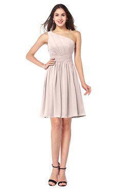 ColsBM Kiara Silver Peony Modern A-line Asymmetric Neckline Sleeveless Half Backless Ruching Plus Size Bridesmaid Dresses