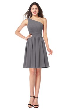 ColsBM Kiara Storm Front Modern A-line Asymmetric Neckline Sleeveless Half Backless Ruching Plus Size Bridesmaid Dresses
