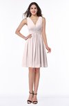 ColsBM Haley Angel Wing Modern Fit-n-Flare Sleeveless Zip up Chiffon Knee Length Prom Dresses