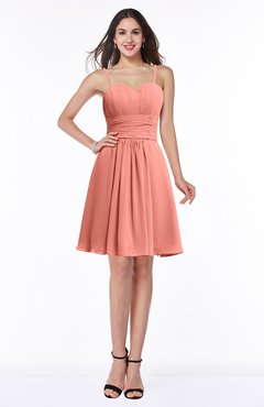 ColsBM Milana Desert Flower Glamorous Sweetheart Half Backless Chiffon Pick up Bridesmaid Dresses