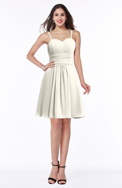 ColsBM Milana Whisper White Glamorous Sweetheart Half Backless Chiffon Pick up Bridesmaid Dresses