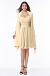 ColsBM Mila Apricot Gelato Modest Fit-n-Flare Sweetheart Sleeveless Half Backless Chiffon Mother of the Bride Dresses