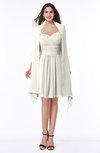 ColsBM Mila Cream Modest Fit-n-Flare Sweetheart Sleeveless Half Backless Chiffon Mother of the Bride Dresses