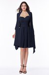 ColsBM Mila Dark Sapphire Modest Fit-n-Flare Sweetheart Sleeveless Half Backless Chiffon Mother of the Bride Dresses