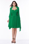 ColsBM Mila Green Modest Fit-n-Flare Sweetheart Sleeveless Half Backless Chiffon Mother of the Bride Dresses