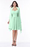 ColsBM Mila Honeydew Modest Fit-n-Flare Sweetheart Sleeveless Half Backless Chiffon Mother of the Bride Dresses