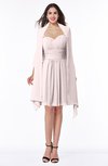ColsBM Mila Light Pink Modest Fit-n-Flare Sweetheart Sleeveless Half Backless Chiffon Mother of the Bride Dresses