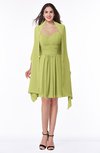 ColsBM Mila Pistachio Modest Fit-n-Flare Sweetheart Sleeveless Half Backless Chiffon Mother of the Bride Dresses