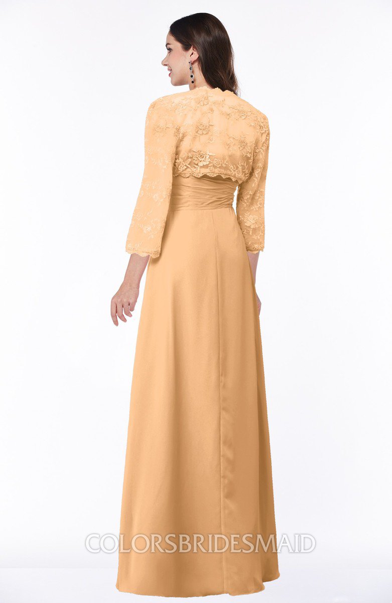 apricot mother of the bride dresses