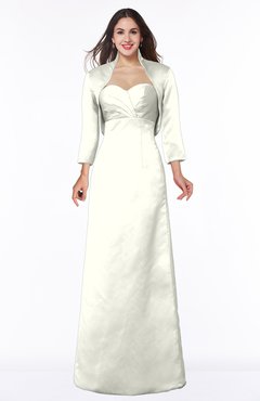 ColsBM Erica Cream Traditional Criss-cross Straps Satin Floor Length Pick up Mother of the Bride Dresses