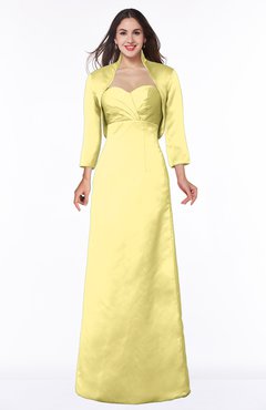 ColsBM Erica Daffodil Traditional Criss-cross Straps Satin Floor Length Pick up Mother of the Bride Dresses