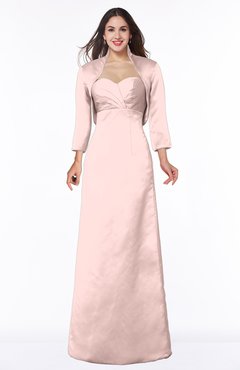 ColsBM Erica Pastel Pink Traditional Criss-cross Straps Satin Floor Length Pick up Mother of the Bride Dresses