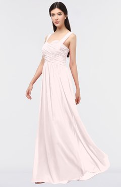 ColsBM Barbara Light Pink Glamorous A-line Sleeveless Zip up Ruching Bridesmaid Dresses