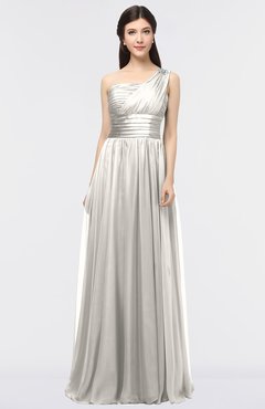 ColsBM Lyra Ashes Of Roses Mature Asymmetric Neckline Zip up Floor Length Appliques Bridesmaid Dresses