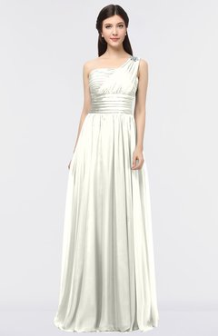 ColsBM Lyra Ivory Mature Asymmetric Neckline Zip up Floor Length Appliques Bridesmaid Dresses