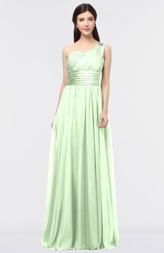 ColsBM Lyra Seacrest Mature Asymmetric Neckline Zip up Floor Length Appliques Bridesmaid Dresses