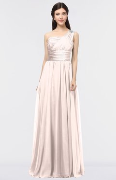 ColsBM Lyra Silver Peony Mature Asymmetric Neckline Zip up Floor Length Appliques Bridesmaid Dresses