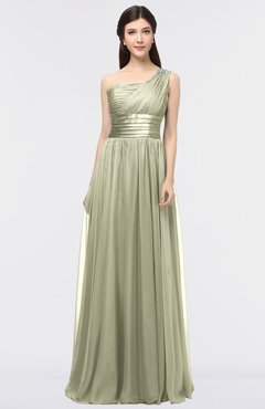 ColsBM Lyra Sponge Mature Asymmetric Neckline Zip up Floor Length Appliques Bridesmaid Dresses