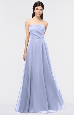 ColsBM Marlee Blue Heron Modest A-line Sleeveless Zip up Floor Length Plainness Bridesmaid Dresses