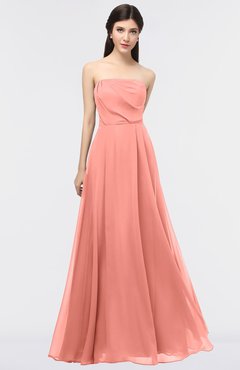 ColsBM Marlee Desert Flower Modest A-line Sleeveless Zip up Floor Length Plainness Bridesmaid Dresses