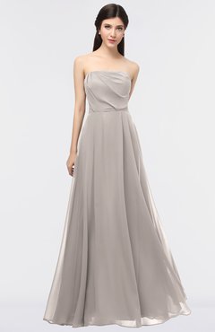 ColsBM Marlee Fawn Modest A-line Sleeveless Zip up Floor Length Plainness Bridesmaid Dresses