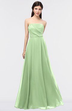ColsBM Marlee Gleam Modest A-line Sleeveless Zip up Floor Length Plainness Bridesmaid Dresses