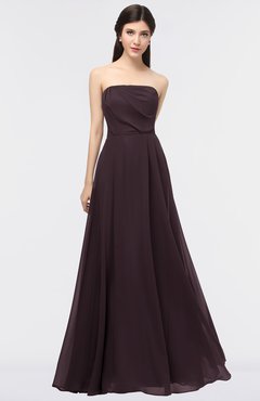 ColsBM Marlee Italian Plum Modest A-line Sleeveless Zip up Floor Length Plainness Bridesmaid Dresses